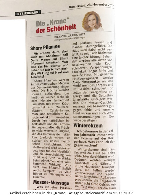Share - Artikel in Kronen Zeitung