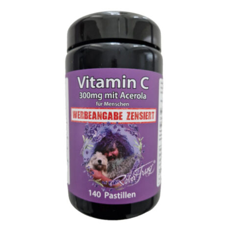 RF Robert Franz Vitamin C 300mg mit Acerola Etikett
