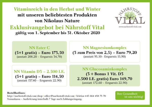 Vitaminreich in den Herbst und Winter